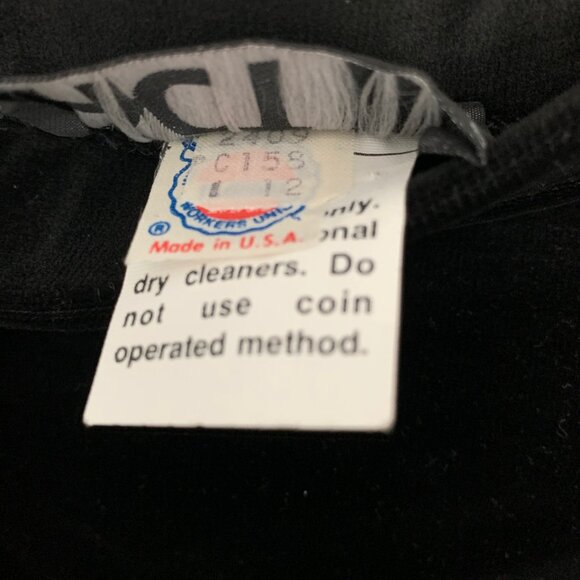 Vintage Black Velvet Skirt - Picture 3 of 4